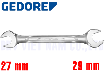 Cờ lê miêng hở Gedore 6 27x29
