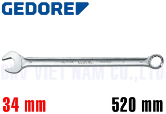 Cờ lê vòng miệng Gedore 7 XL 34