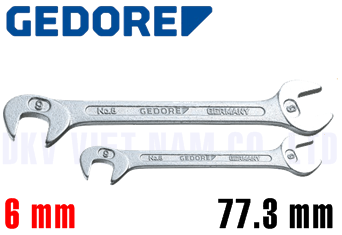 Cờ lê miêng hở Gedore 8 6