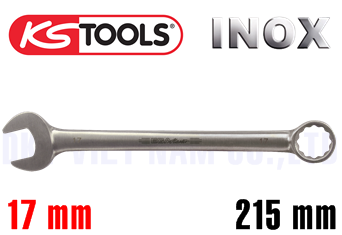 Cờ lê vòng miệng Inox KS Tools 964.0117