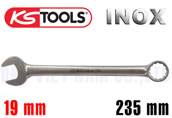 Cờ lê vòng miệng Inox KS Tools 964.0119