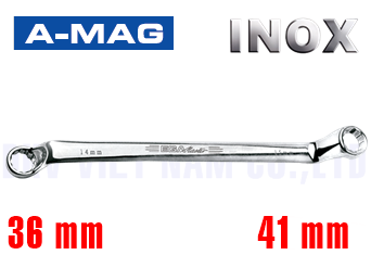 Cờ lê tròng Inox A-MAG 0113641E 
