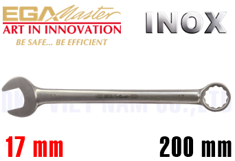Cờ lê vòng miệng Inox Egamaster 38101