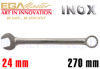 Cờ lê vòng miệng Inox Egamaster 38108