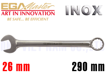 Cờ lê vòng miệng Inox Egamaster 38110