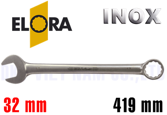 Cờ lê vòng miệng Inox Elora 200-32