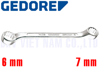 Cờ lê tròng Gedore 2 B 6x7
