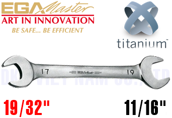 Cờ lê miệng hở Titanium Egamaster 71896