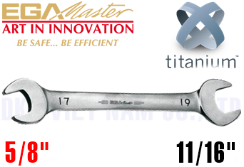 Cờ lê miệng hở Titanium Egamaster 71897