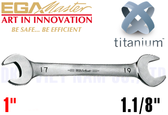 Cờ lê miệng hở Titanium Egamaster 71903