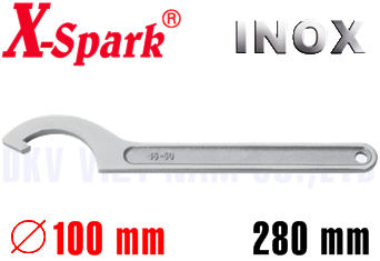 Cờ lê móc Inox X-Spark 8123-1018