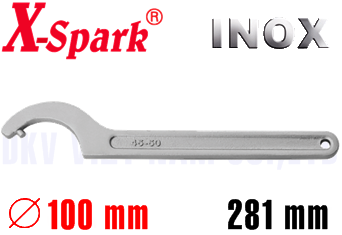 Cờ lê móc Inox X-Spark 8124A-1018