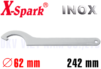 Cờ lê móc Inox X-Spark 8123A-1012