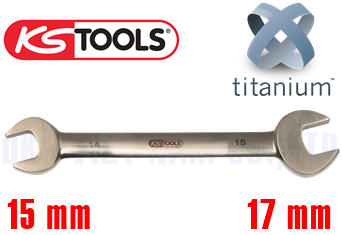 Cờ lê miệng hở Titanium KS Tools 965.0115