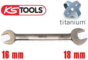Cờ lê miệng hở Titanium KS Tools 965.0116