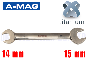 Cờ lê miệng hở Titanium A-MAG 0011415T