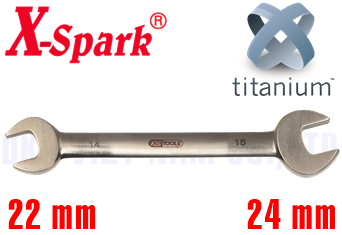 Cờ lê miệng hở Titanium X-Spark 5107-2224