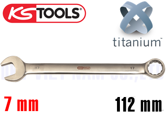 Cờ lê vòng miệng Titanium KS Tools 965.0207