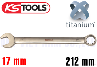 Cờ lê vòng miệng Titanium KS Tools 965.0217