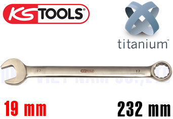 Cờ lê vòng miệng Titanium KS Tools 965.0219