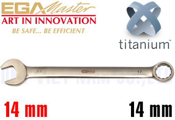 Cờ lê vòng miệng Titanium Egamaster 71675