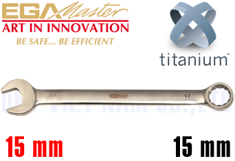 Cờ lê vòng miệng Titanium Egamaster 71676