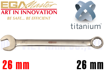 Cờ lê vòng miệng Titanium Egamaster 71981
