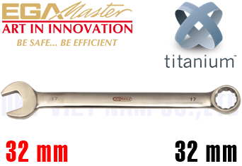 Cờ lê vòng miệng Titanium Egamaster 71985