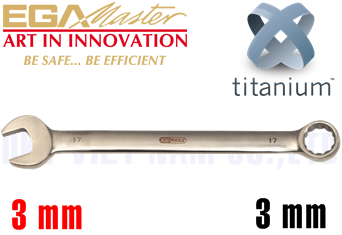 Cờ lê vòng miệng Titanium Egamaster 74311