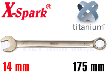 Cờ lê vòng miệng Titanium X-Spark 5103-14
