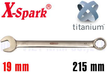 Cờ lê vòng miệng Titanium X-Spark 5103-19