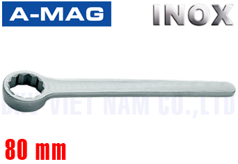 Cờ lê tròng đóng inox A-MAG 0091080E
