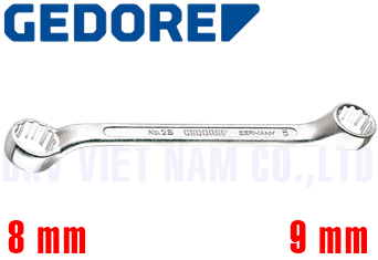 Cờ lê tròng Gedore 2 B 8x9