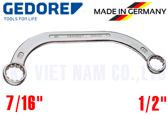 Cờ lê tròng Gedore 304 7/16x1/2AF