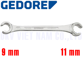 Cờ lê tròng hở Gedore 400 9x11