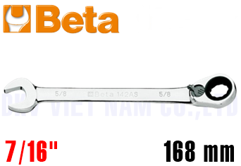 Cờ lê vòng miệng Beta 142AS 7/16