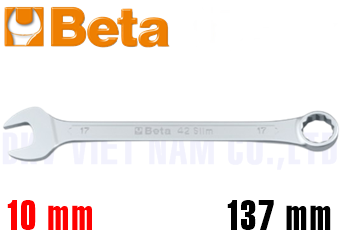 Cờ lê vòng miệng Beta 42SLIM 10