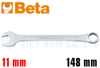 Cờ lê vòng miệng Beta 42SLIM 11