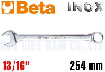 Cờ lê vòng miệng Inox Beta 42INOX-AS 13/16