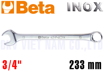 Cờ lê vòng miệng Inox Beta 42INOX-AS 3/4