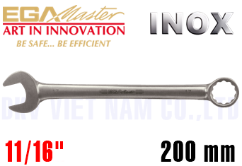 Cờ lê vòng miệng Inox Egamaster 38125