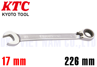 Cờ lê vòng miệng KTC MSR2A-17