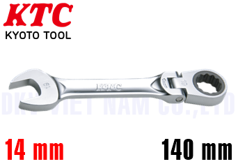 Cờ lê vòng miệng KTC MSR2S-14F