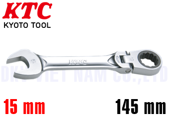 Cờ lê vòng miệng KTC MSR2S-15F