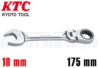 Cờ lê vòng miệng KTC MSR2S-18F