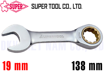 Cờ lê vòng miệng Super Tools GRW 19S