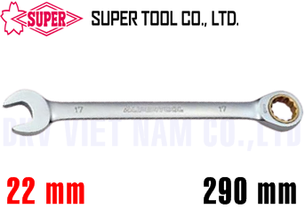 Cờ lê vòng miệng Super Tools GRW 22