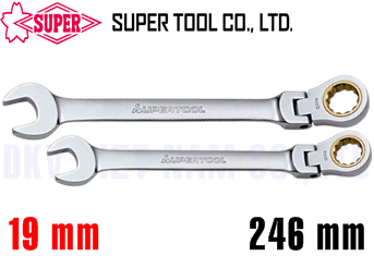Cờ lê vòng miệng Super Tools GRW19F