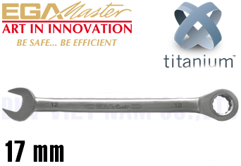 Cờ lê vòng miệng Titanium Egamaster 74829