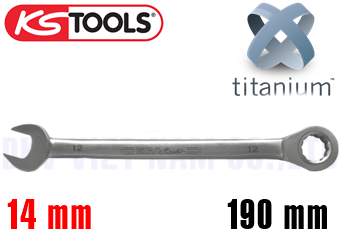 Cờ lê vòng miệng Titanium KS Tools 965.1014